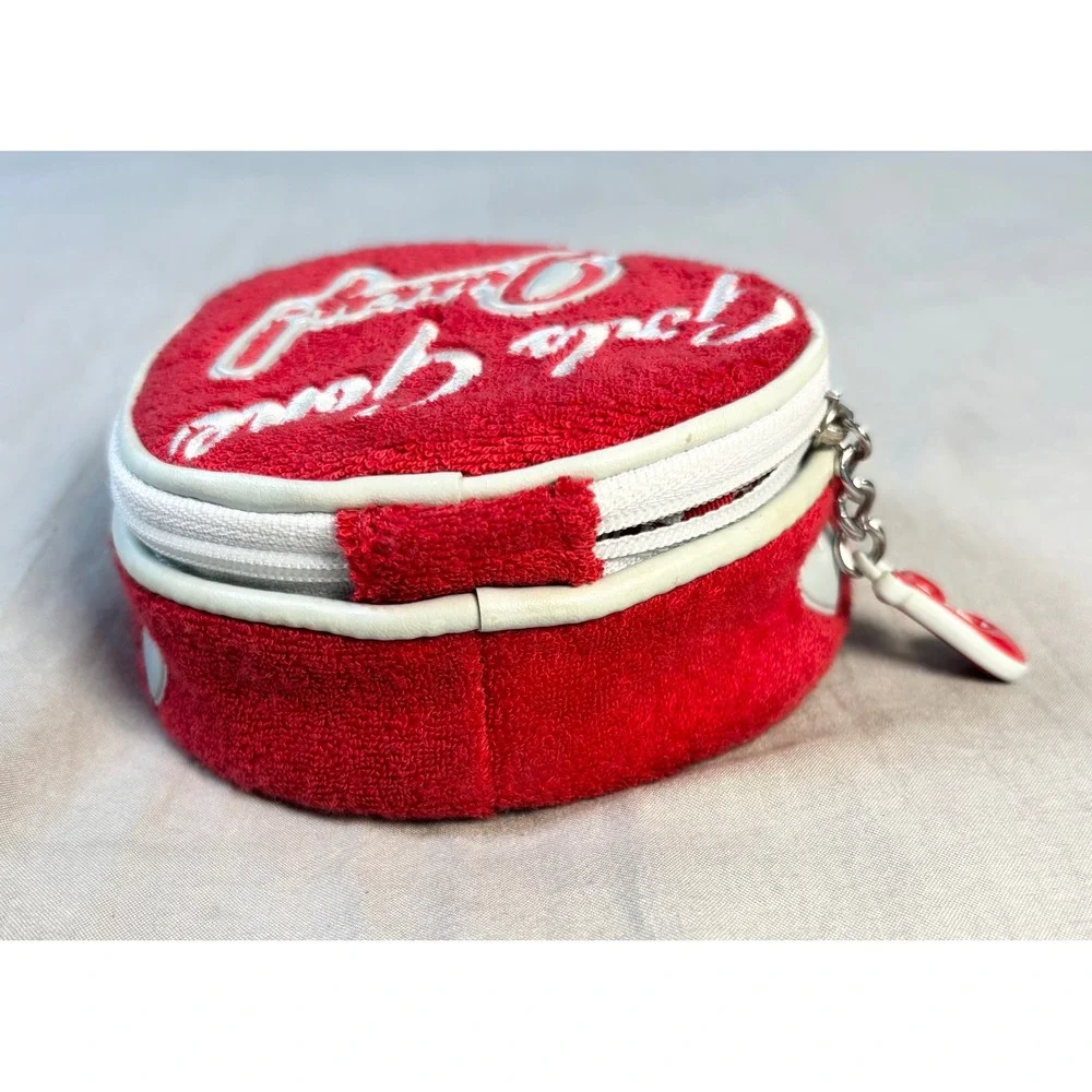 Vintage Y2K Juicy Couture Girls Gone Juicy Red Velour travel jewelry case